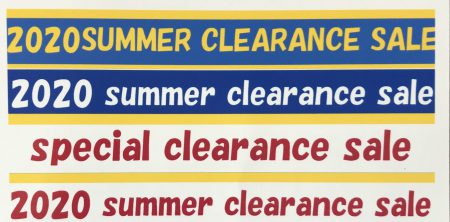 2020 SUMMER special CLEARANCE SALE